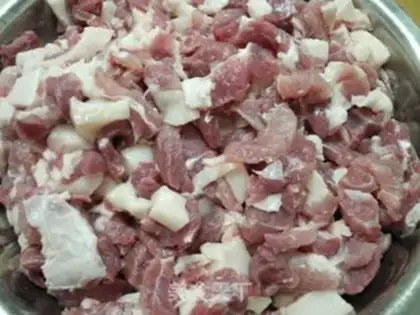 Make Homemade wide sausage step 1