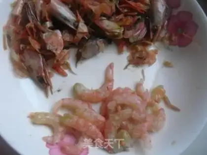 Make Pea corn shrimp step 3