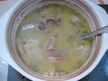 Make Bone green bean soup step 8