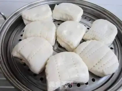 Make Egg ham buns step 5