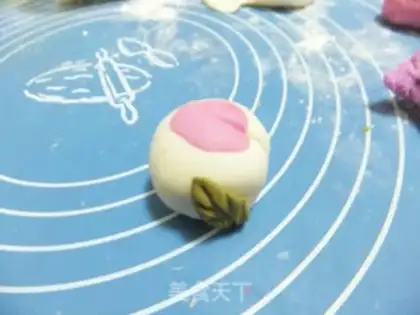 Make Peach cake step 6