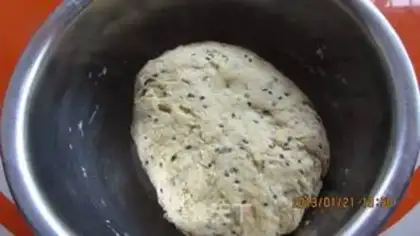 Make A sesame chop fork step 3