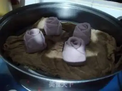 Make Potato roses step 10