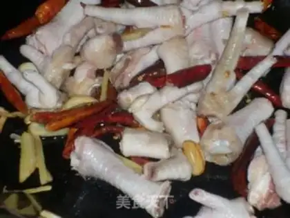 Make Hot chicken feet step 5