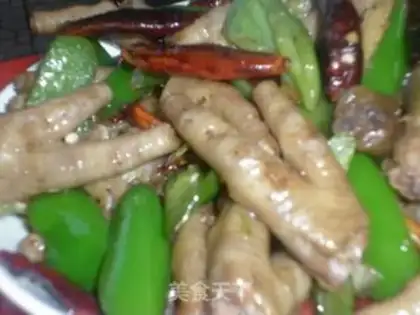 Make Hot chicken feet step 7