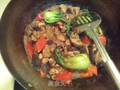 Make Frozen chicken rice step 9