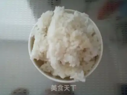 Make Garlic ham and egg fried rice step 0
