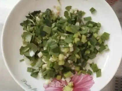 Make Garlic ham and egg fried rice step 3