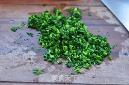 Make Spinach egg rolls step 2