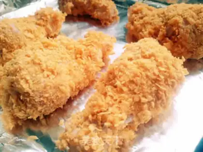 Make No greasy chicken legs step 4