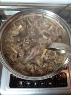 Make Clean up the pigeon soup step 6