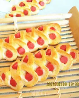 Make Hot dog bread step 12