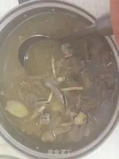 Make Clean up the pigeon soup step 7