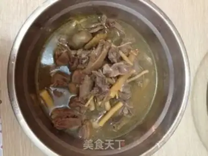 Make Clean up the pigeon soup step 8