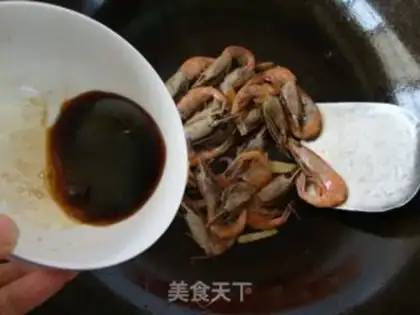 Make Achille shrimp step 4