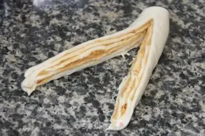 Make Peanut butter, little toast step 7