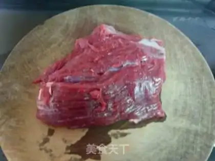 Make Curry beef jerky step 0
