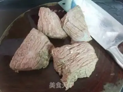Make Curry beef jerky step 1