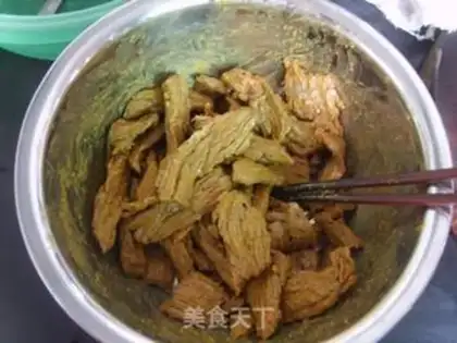 Make Curry beef jerky step 4