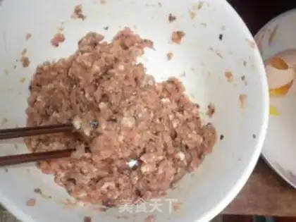 Make Pork dumplings step 3