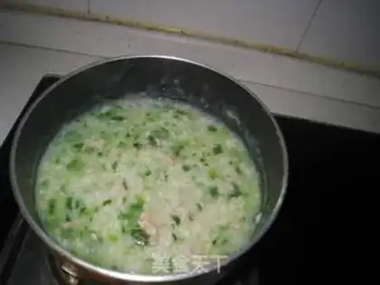 Make The curry of the green vegetables step 5