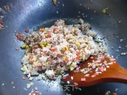 Make Emerald Gold Arctic Shrimp Roat step 13