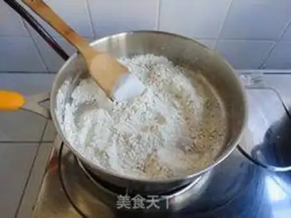 Make Pretzel sesame waffles step 3