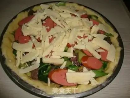 Make Beef mustard pizza step 11