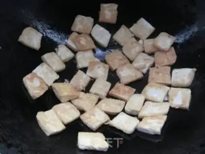 Make Fried tofu step 1