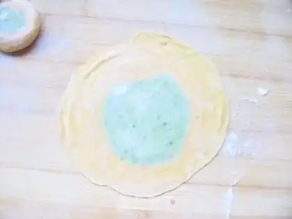Make Emerald Gold Arctic Shrimp Roat step 18