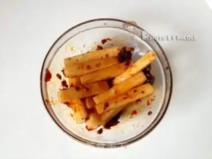 Make Spicy radish step 8