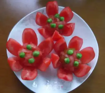 Make Lotus tomatoes step 3