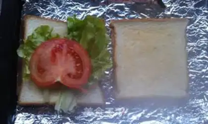 Make A simple sandwich step 3