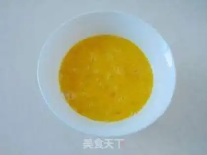 Make Three pieces of fried eggs step 1