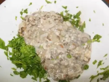 Make Celery omelet pancakes step 5