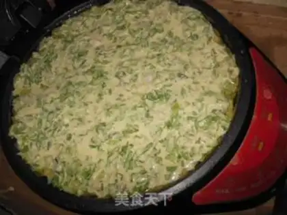 Make Celery omelet pancakes step 8
