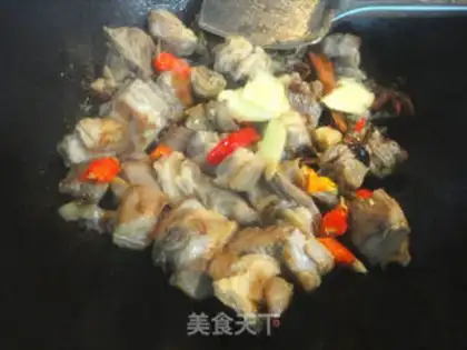 Make Carrot red lamb chops step 8