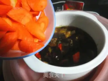 Make Carrot red lamb chops step 12