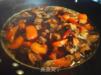 Make Carrot red lamb chops step 13