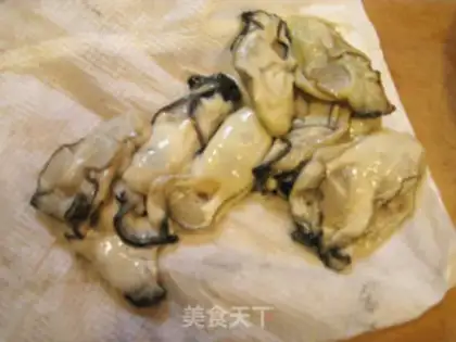 Make Fried oysters step 1