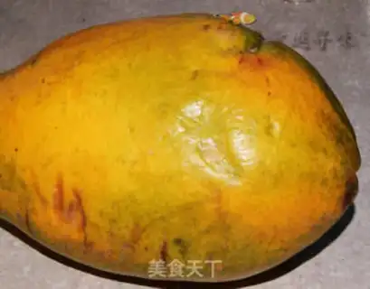 Make Snow papaya sugar step 1