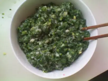 Make Squid squirms, moss dumplings step 3