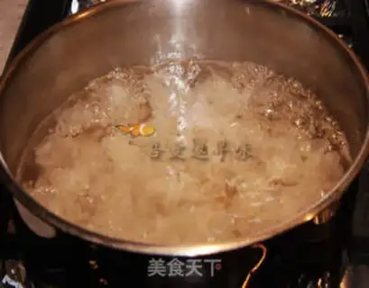 Make Snow papaya sugar step 6