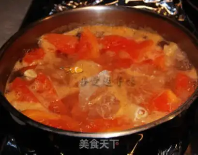 Make Snow papaya sugar step 8