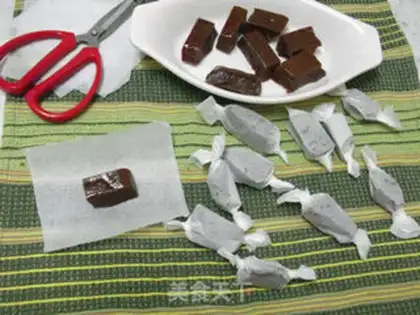 Make Chocolate taffy step 8