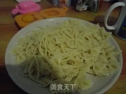 Make Butter bacon pasta step 0