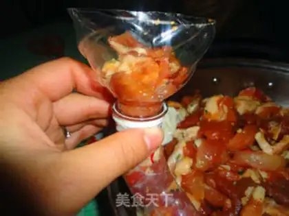 Make Homemade wide sausages step 6