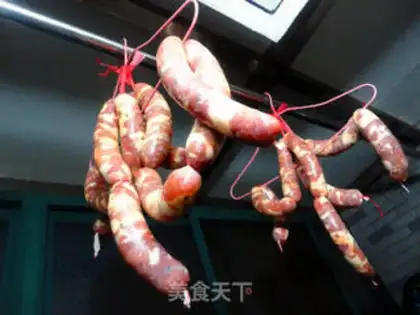 Make Homemade wide sausages step 9