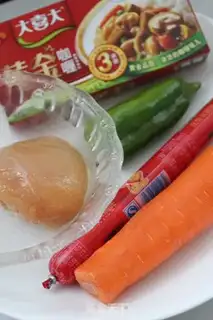 Make Curry fried rice step 0