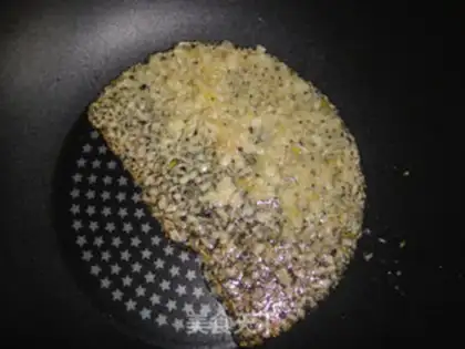 Make Garlic fan floss step 5